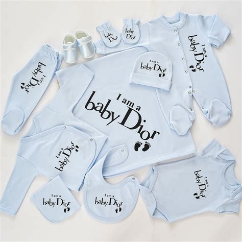 dior newborn gift set|christian dior baby girl clothes.